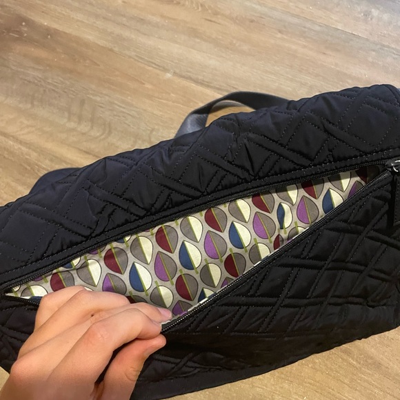 Navy Vera Bradley computer bag - Picture 6 of 8